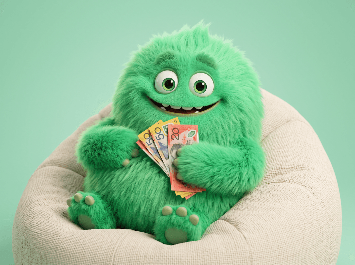 The CashPal mascot — easy loans