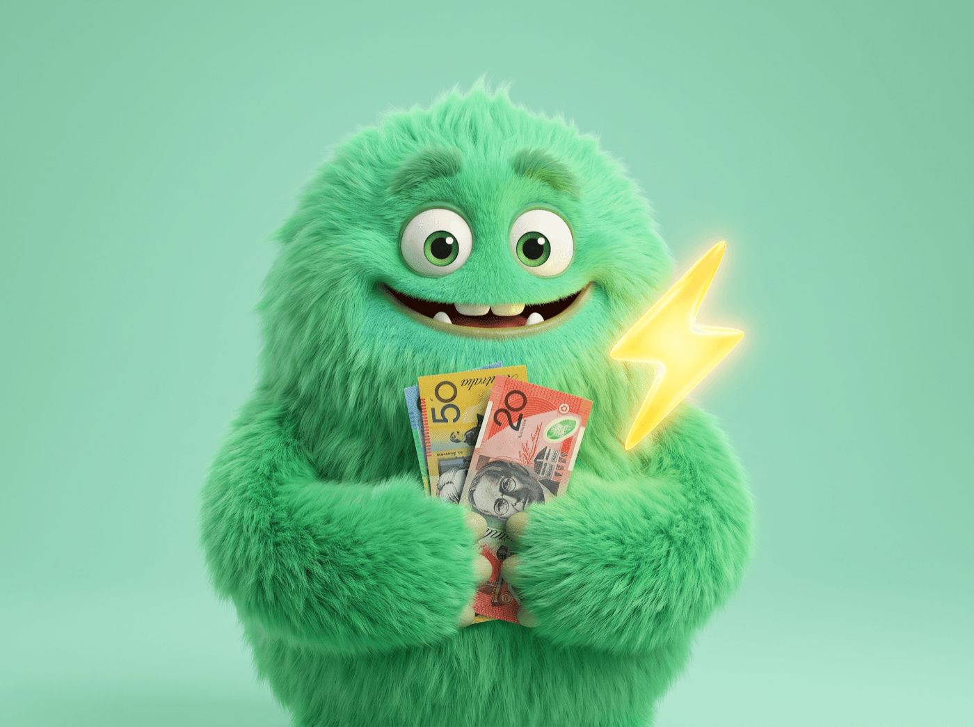 The CashPal mascot — instant cash loans