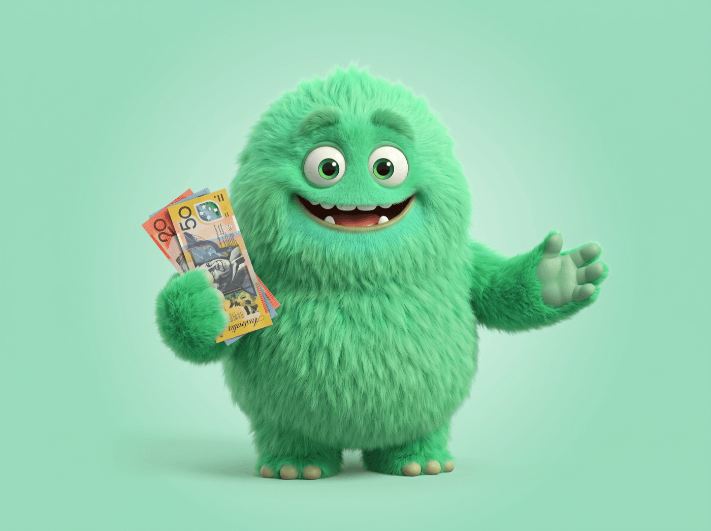 The CashPal mascot — personal loans