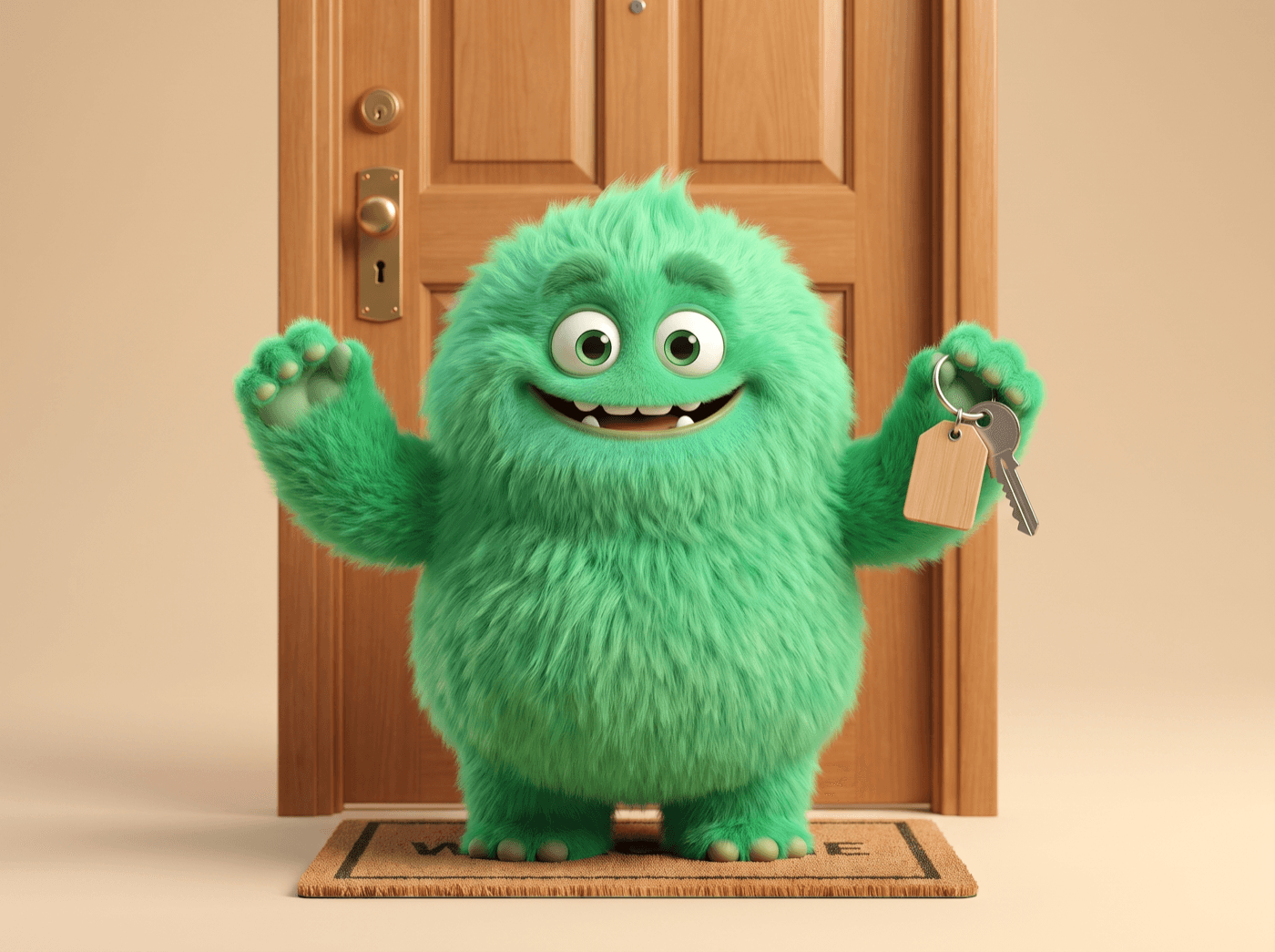 The CashPal mascot — rental bond loans