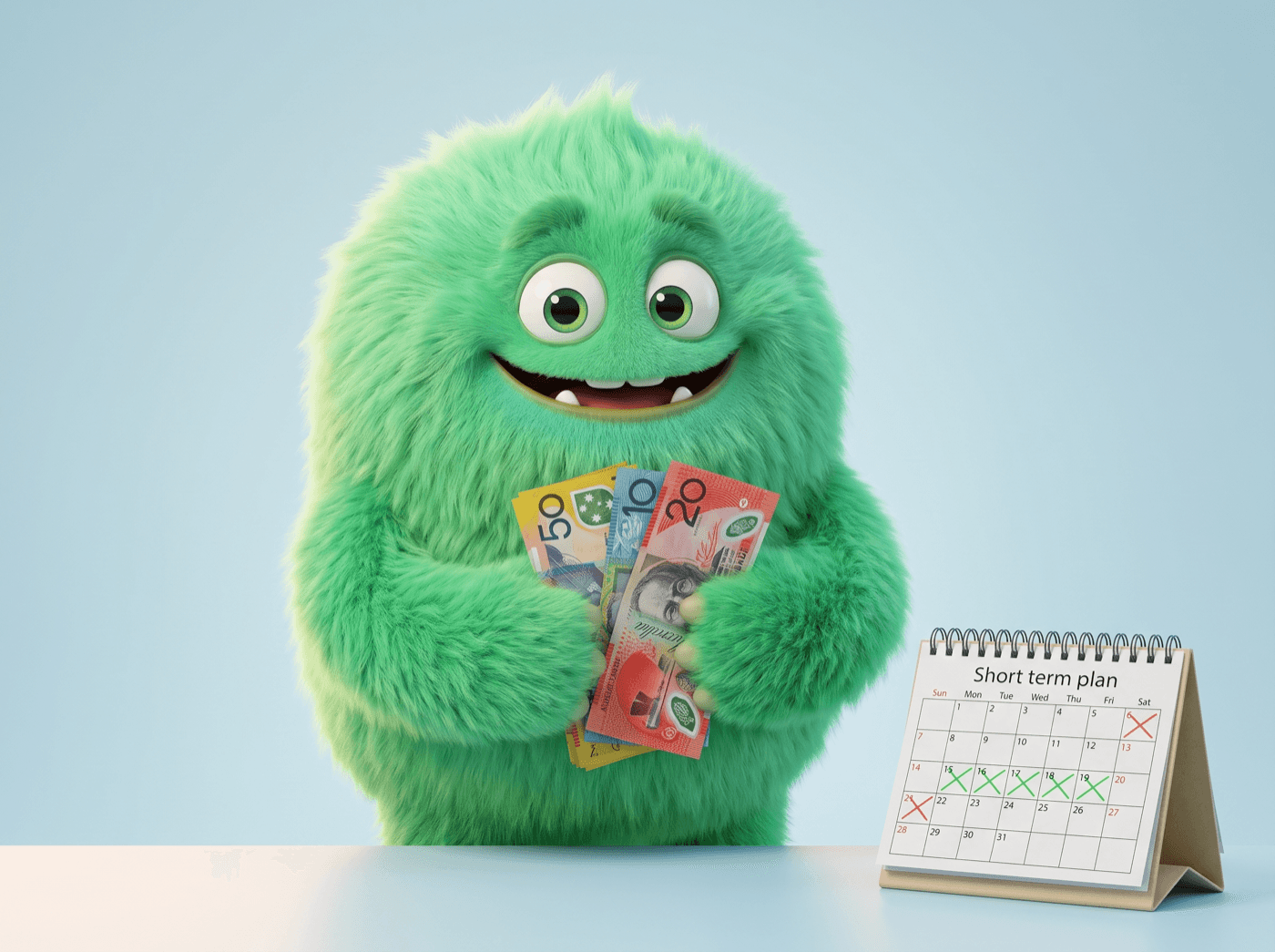 The CashPal mascot — short term loans